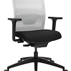 Topstar Chaise de bureau pivotante "Airwork", noir/blanc