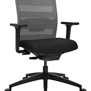 Topstar Chaise de bureau pivotante "Airwork", noir/gris
