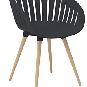 Topstar Chaise d'extérieur "T2023", set de 2, anthracite