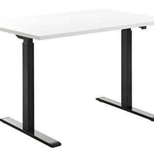 Topstar Bureau réglable en hauteur, (L)1.200 mm, noir/blanc