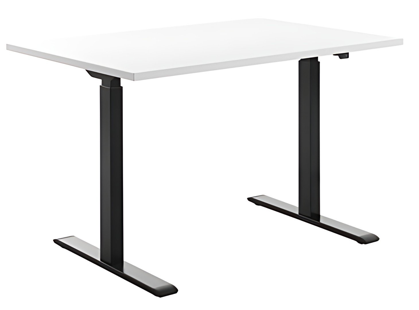 Topstar Bureau réglable en hauteur, (L)1.200 mm, noir/blanc