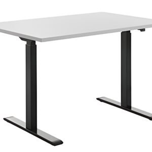 Topstar Bureau réglable en hauteur, (L)1.200 mm, noir/gris