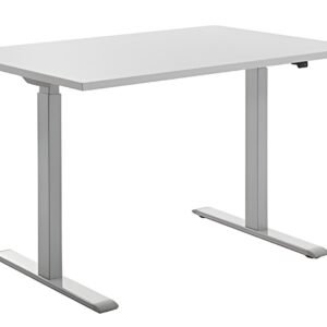 Topstar Bureau réglable en hauteur, (L)1.200 mm, gris/gris