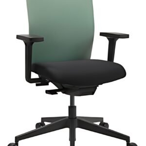 Topstar Chaise de bureau pivotante "Airwork G", noir/menthe