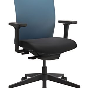 Topstar Chaise de bureau pivotante "Airwork G", noir/pétrole