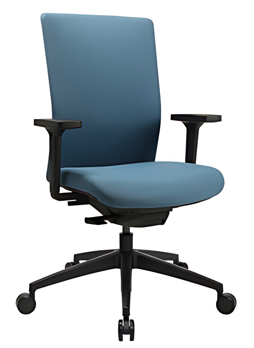 Topstar Chaise de bureau "Sitness Airwork G", noir/pétrole