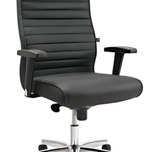 Topstar Fauteuil de direction "Prime Time 100", cuir, noir