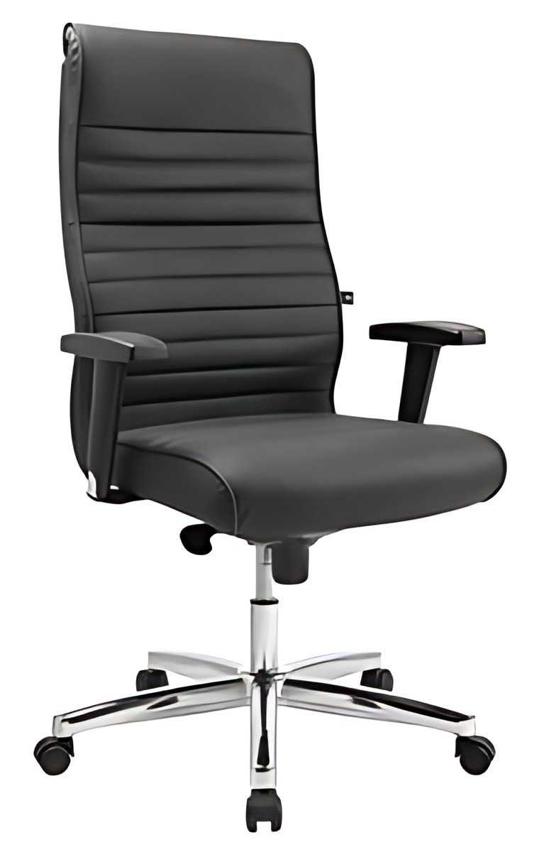 Topstar Fauteuil de direction "Prime Time 100", cuir, noir