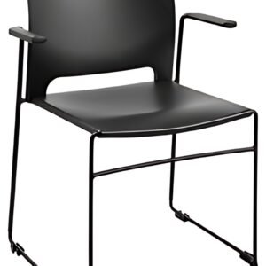 Topstar Chaise visiteur "Visit Lite", plastique, noir
