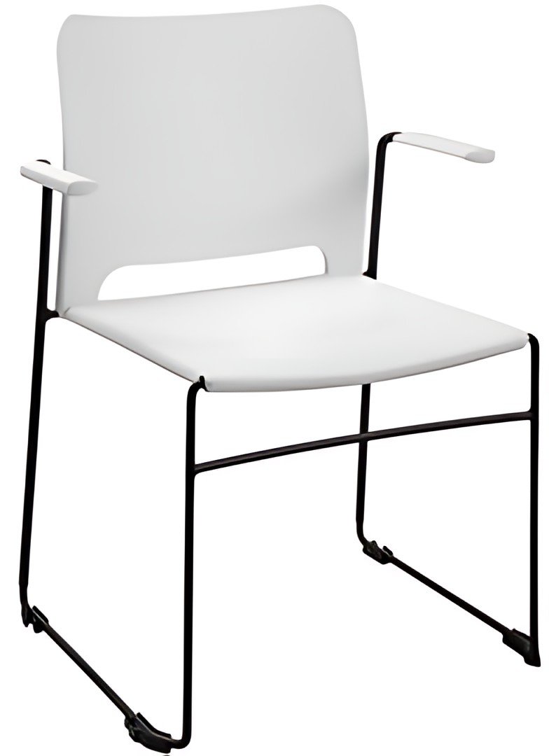 Topstar Chaise visiteur "Visit Lite", plastique, blanc