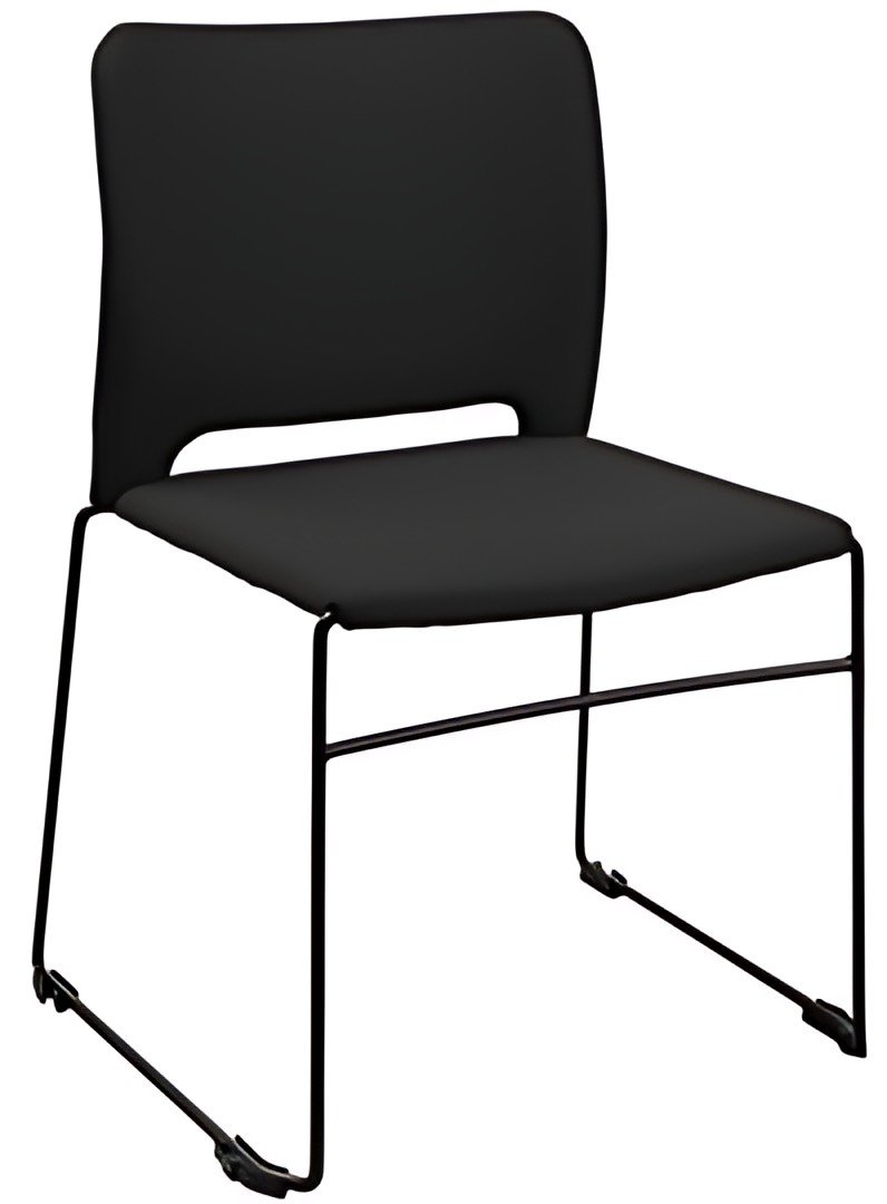 Topstar Chaise visiteur "Visit Lite", rembourré, noir
