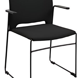 Topstar Chaise visiteur "Visit Lite", rembourré, noir