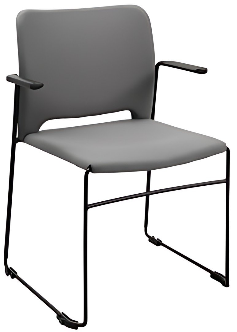 Topstar Chaise visiteur "Visit Lite", rembourré, gris