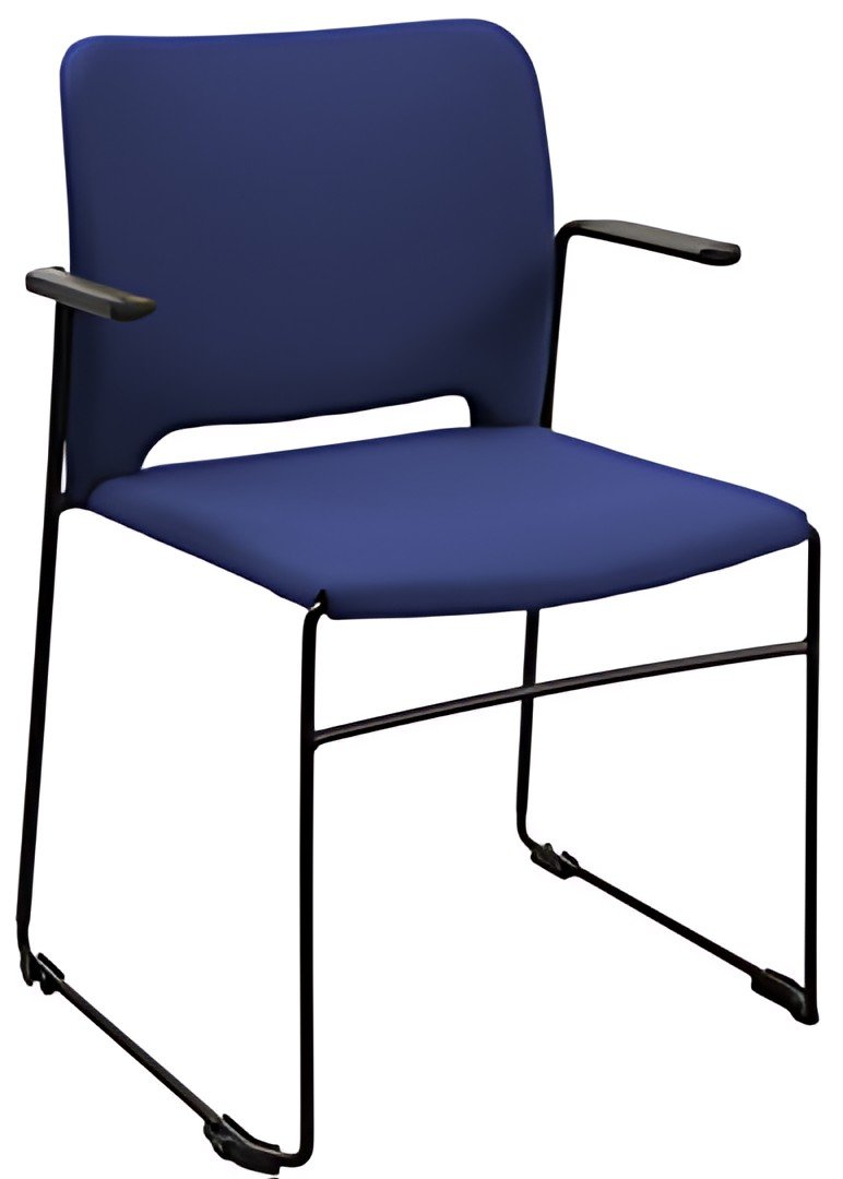 Topstar Chaise visiteur "Visit Lite", rembourré, bleu