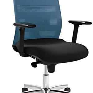 Topstar Fauteuil de bureau "Airpoint II", noir/ bleu pétrole