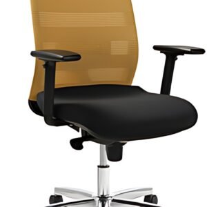 Topstar Fauteuil de bureau "Airpoint II", noir/ocre