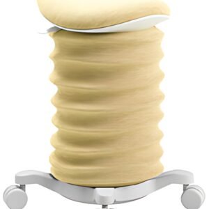 Topstar Tabouret "Sitness 4D Move", blanc papyrus / jaune