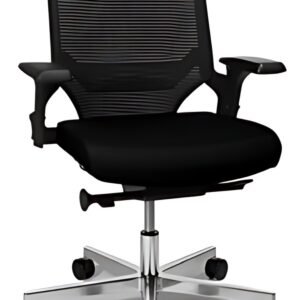 Topstar Chaise de bureau pivotante "T300", noir / noir