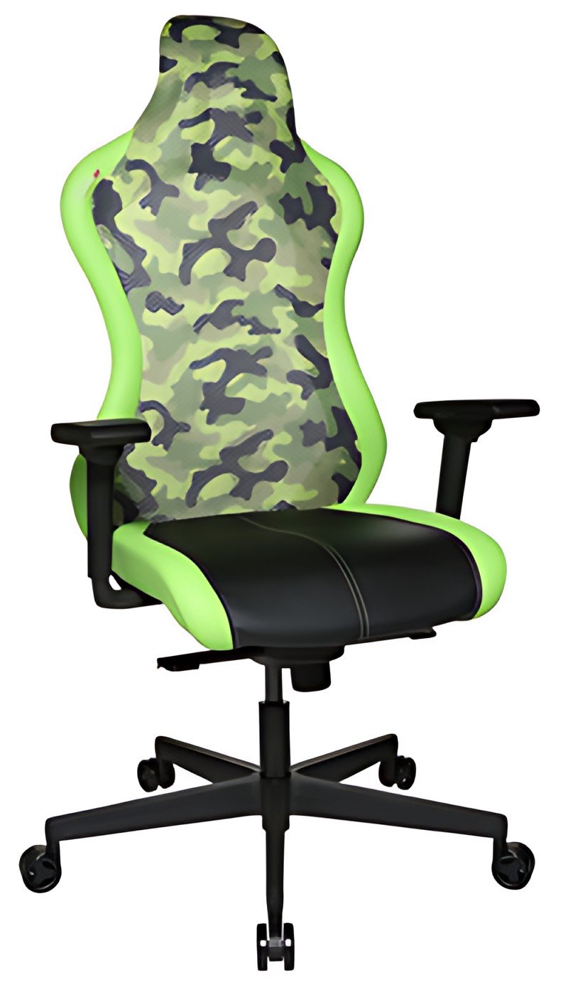 Topstar Chaise de bureau "Sitness RS Sport Plus", noir/vert