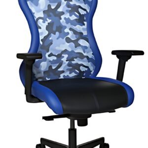 Topstar Chaise de bureau "Sitness RS Sport Plus", noir/bleu