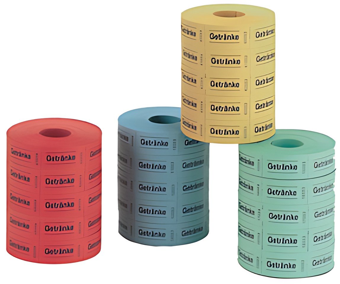 marques de boissons herlitz, 30 x 55 mm, 1 000 larmes par rouleau