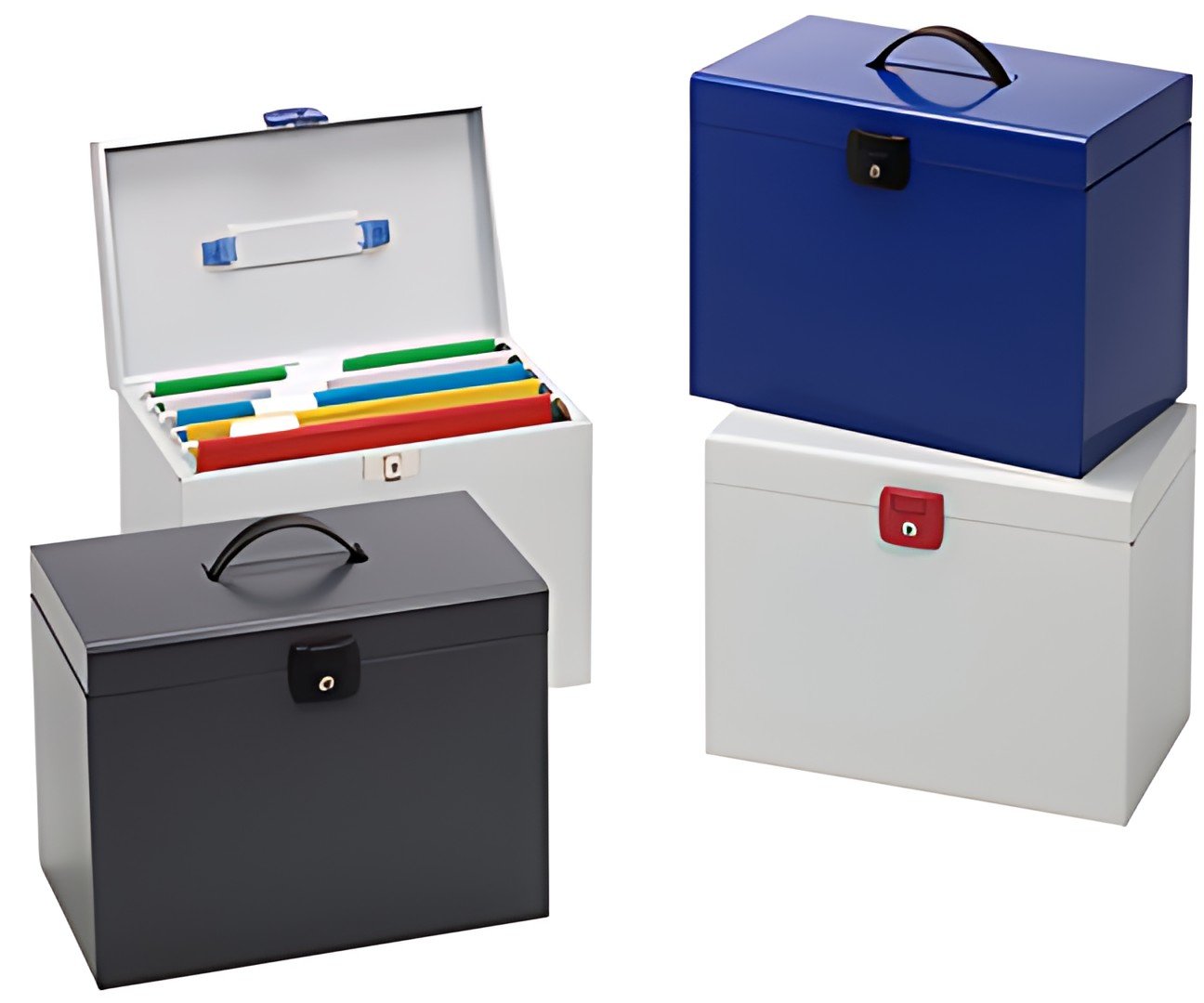 Esselte Valise métal pour dossiers suspendus, assorti