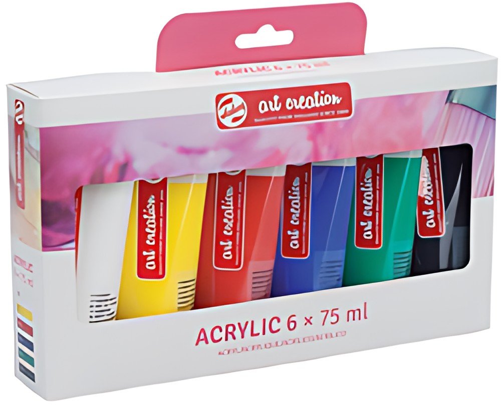 ROYAL TALENS Acrylique ArtCreation, 75 ml, set de 6