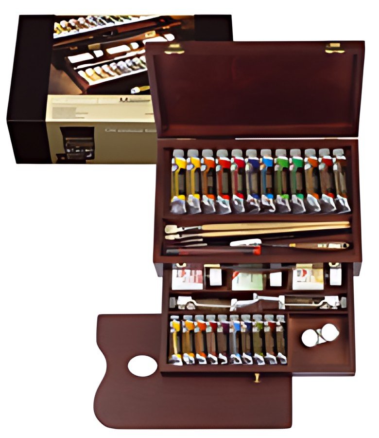 ROYAL TALENS Peinture à l'huile REMBRANDT, coffret "MASTER"