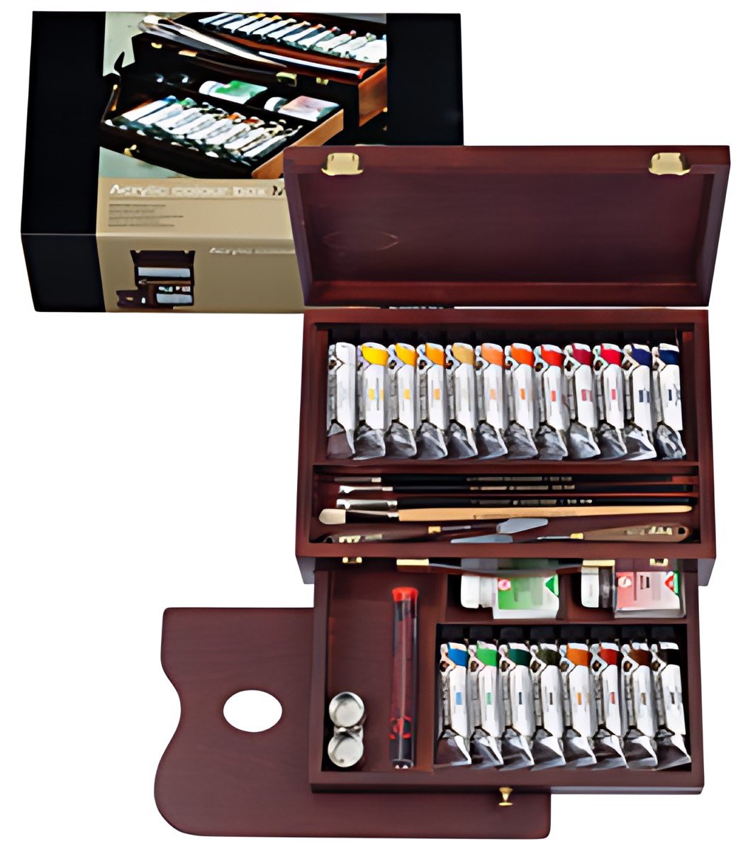 ROYAL TALENS Couleur acrylique REMBRANDT, coffret "MASTER"
