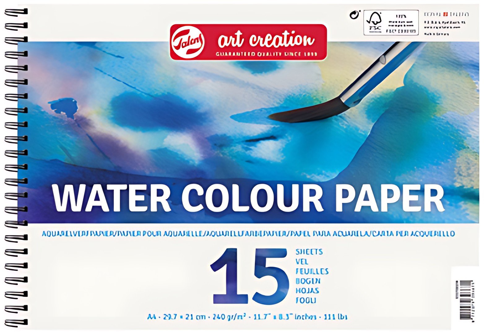 ROYAL TALENS Bloc d'artiste Art Creation "Aquarelle", A3