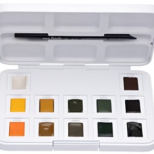 ROYAL TALENS Peinture aquarelle Van Gogh, boîte de 12,