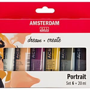 ROYAL TALENS Peinture acrylique AMSTERDAM Portrait, 6x 20 ml