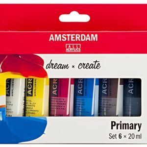 ROYAL TALENS Peinture acrylique AMSTERDAM Primary, 6x 20 ml