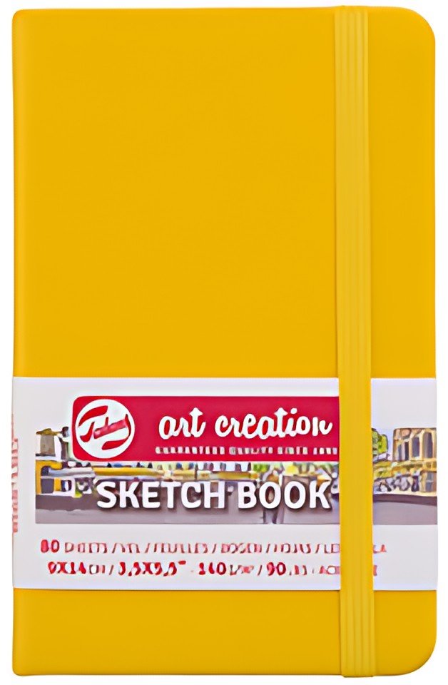 ROYAL TALENS Art Creation Carnet de croquis, 90x140 mm,jaune
