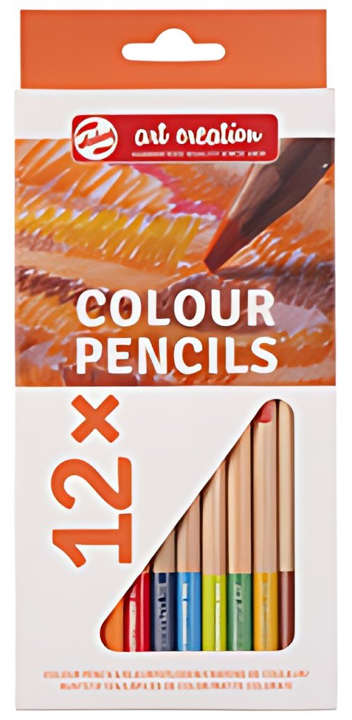 ROYAL TALENS Crayons de couleur Art Creation, rond, étui x12