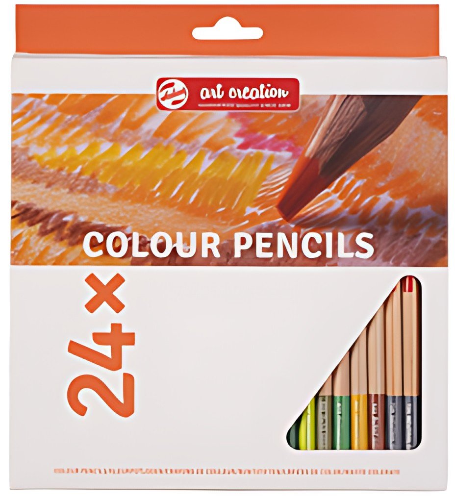 ROYAL TALENS Crayons de couleur Art Creation, rond, étui x24
