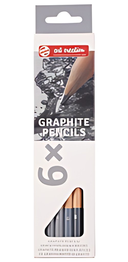 ROYAL Crayons graphite Art Creation, rond, étui de 6