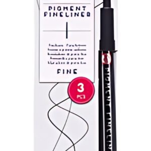 ROYAL TALENS Feutre Pigment Fineliner Fine, set de 3, noir