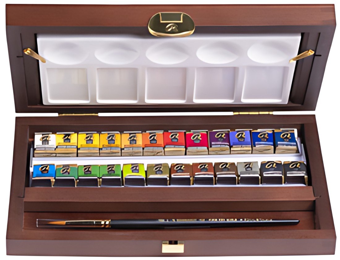 ROYAL TALENS REMBRANDT Kit aquarelle, godets