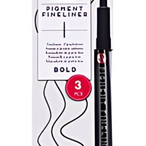 ROYAL TALENS Feutre Pigment Fineliner Bold, set de 3, noir