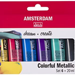 ROYAL TALENS Peinture acrylique AMSTERDAM Colorful Metallic