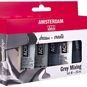 ROYAL TALENS Peinture acrylique AMSTERDAM, set de gris