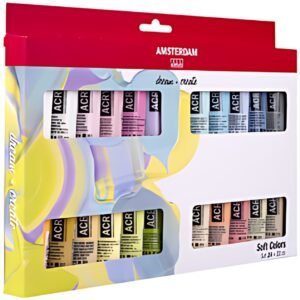 ROYAL TALENS Peinture acrylique AMSTERDAM Couleurs douces