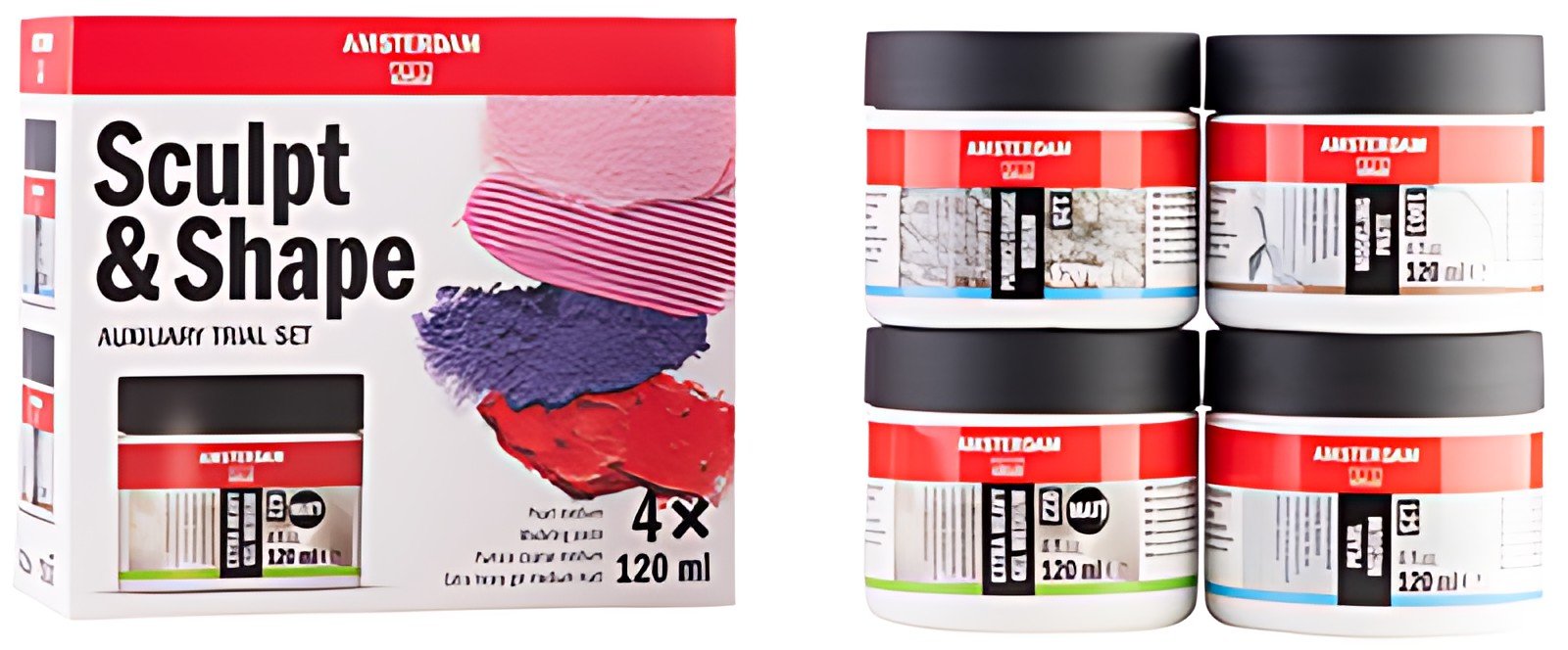 ROYAL TALENS AMSTERDAM Set de modelage, 4x 120 ml