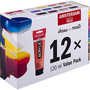 ROYAL TALENS Peinture acrylique AMSTERDAM, 12x 120 ml