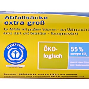 Secolan Sac poubelle, extra grand, noir, 200 litres