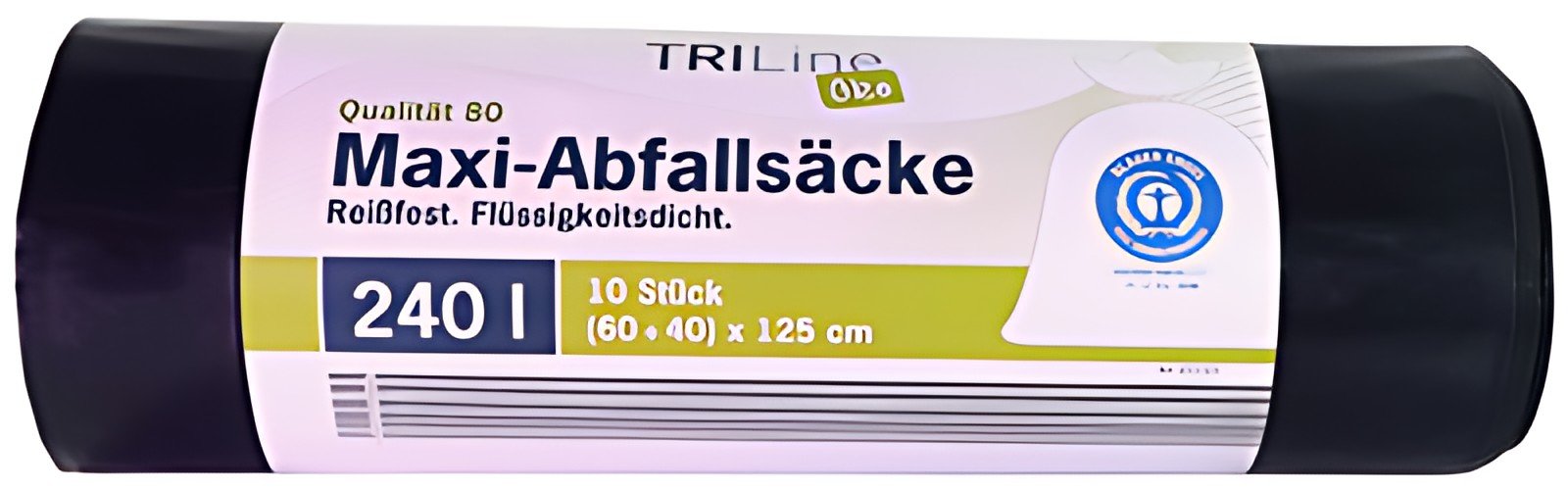 TRIline Sac poubelle Maxi, vert/noir, 240 litres