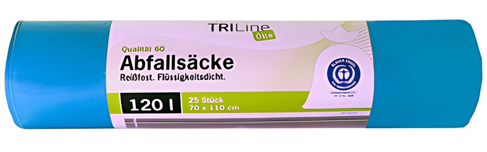 TRIline Sac poubelle, bleu, 120 litres