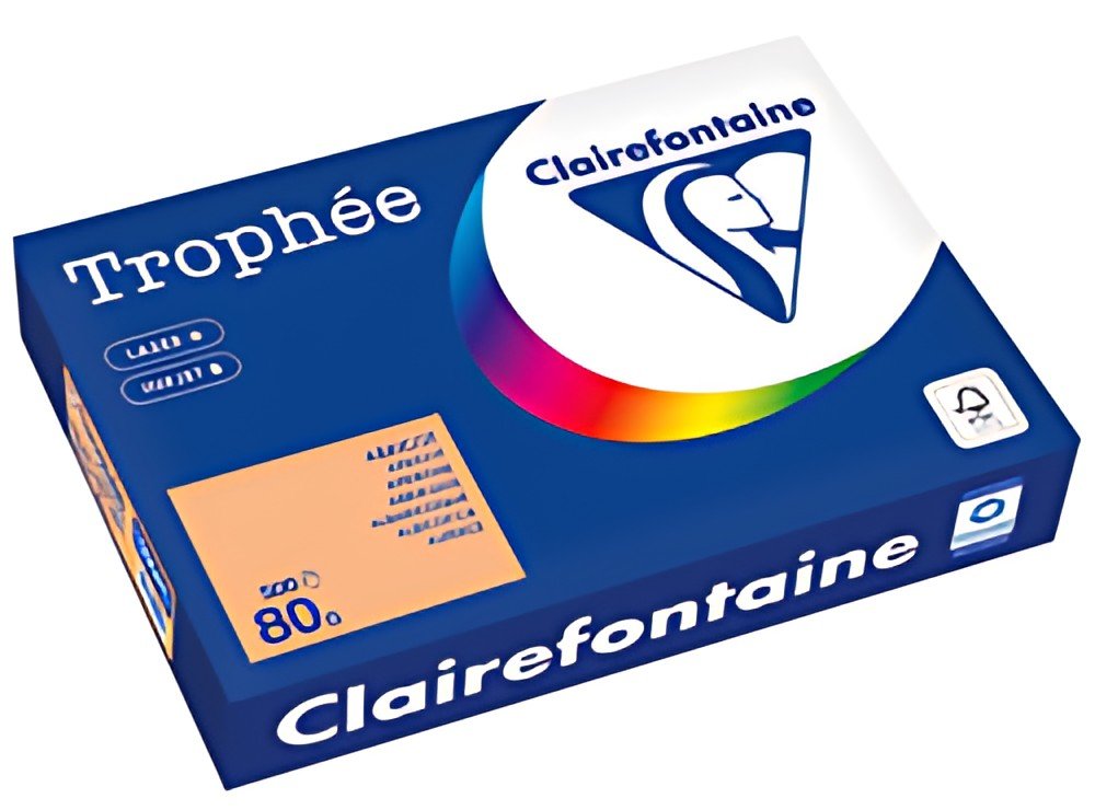 Clairefontaine Papier universel Trophée, A4, orange vif