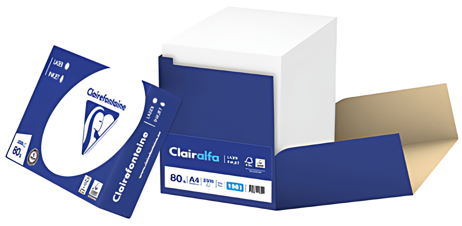 Clairefontaine Papier multifonction, A4, 80 g/m2, Smartpack